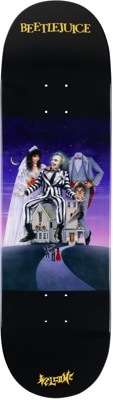 Welcome Beetlejuice Showtime 8.5 Skateboard Deck - black/purple dip - view large