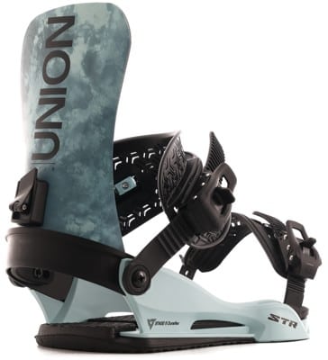 Union STR Snowboard Bindings 2025 - tie dye - view large