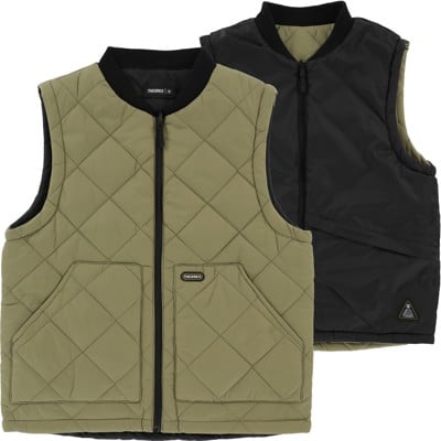 Theories Newton Reversible Vest Jacket - sage/black - view large