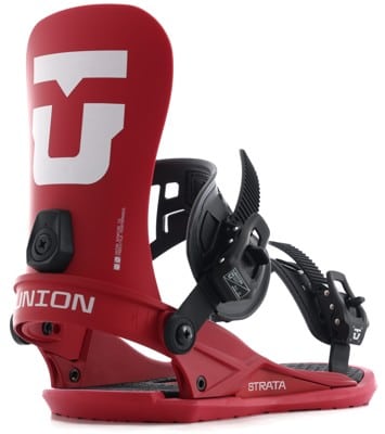 Union Strata Snowboard Bindings 2025 - burgundy - view large