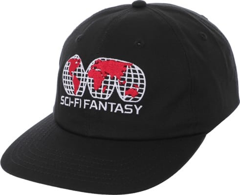 Sci-Fi Fantasy Global Snapback Hat - black - view large