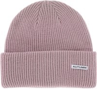 Autumn Cord Beanie - dusty pink grey