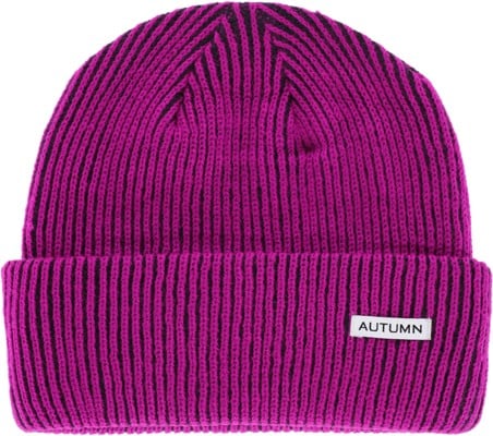 Autumn Cord Beanie - purple navy - view large