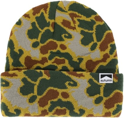 Autumn Duck Camo Beanie - gold - view large