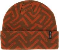 Autumn Geo Beanie - brown