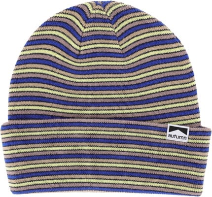 Autumn Mix Stripe Beanie - navy - view large