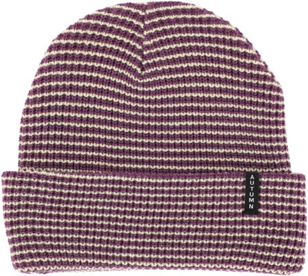 Autumn Select Stripe Beanie - eggplant - view large