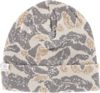 Coal Fjord Beanie - grey abstract camo