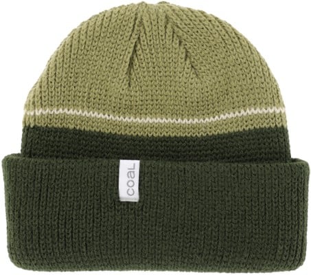 Coal Frena Beanie - olive blocked stripe - view large