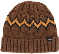 Coal Meadows Beanie - brown/orange