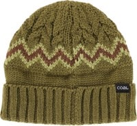 Coal Meadows Beanie - olive/brown