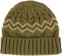 Coal Meadows Beanie - olive/brown - reverse