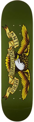 Anti-Hero Easy Rider Classic Eagle 8.38 Skateboard Deck - olive - view large