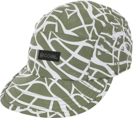 Coal Provo 5-Panel Hat - olive/gridlock - view large