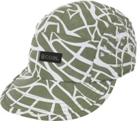 Coal Provo 5-Panel Hat - olive/gridlock