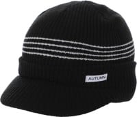 Autumn Visor Beanie - black