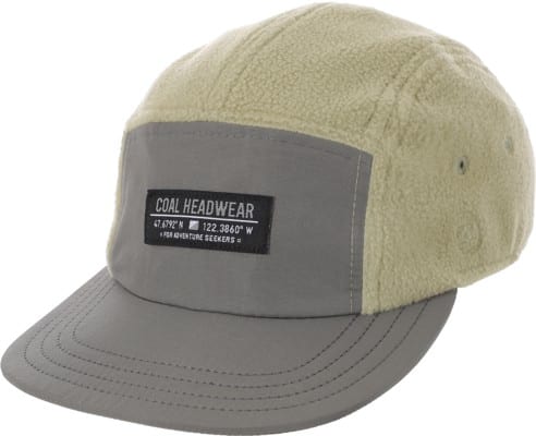 Coal Bridger Fleece 5-Panel Hat - grey/green - view large