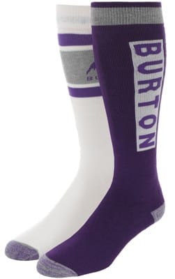 Burton Weekend Midweight Snowboard Socks 2-Pack - imperial purple - view large