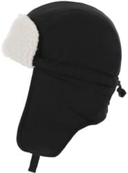 Coal Wilcox Flap Hat - black