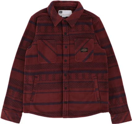 686 Sierra Fleece Flannel Shirt - sassafras stripe - view large