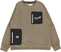 686 Welcome Fleece Crew Neck Sweatshirt - (welcome) sage