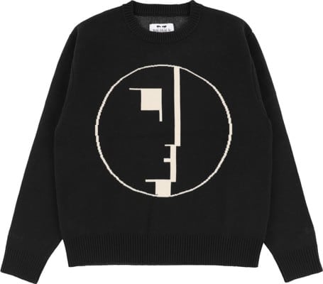 Welcome Bauhaus Emblem Knit Sweater - black - view large