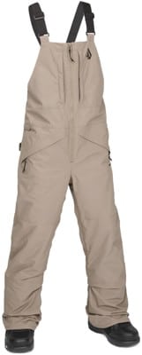 Volcom Kids Barkley Insulated Bib Overall Pants - chestnut brown - view large