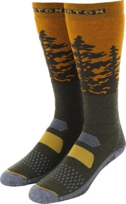 Burton Performance Midweight Snowboard Socks - sunrise - view large