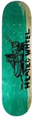 The Heated Wheel Grasshopper 8.25 Skateboard Deck - teal - view large