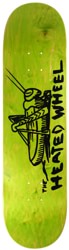 The Heated Wheel Grasshopper 8.38 Skateboard Deck - green