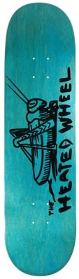 The Heated Wheel Grasshopper 8.0 Skateboard Deck - teal - view large