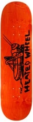 The Heated Wheel Grasshopper 8.75 Skateboard Deck - orange