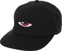 Toy Machine Sect Eye Unstructured Snapback Hat - black