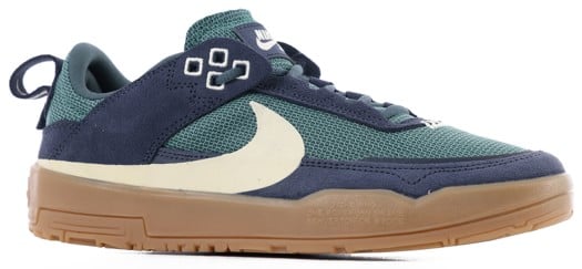 Nike SB Kids SB Day One GS Skate Shoes - thunder blue/alabaster-vintage green - view large