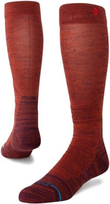 Stance Performance Mid Cushion Merino Wool Snowboard Socks - traveleer rust - view large