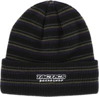 Tactics Throwback Logo Beanie - grunge stripe