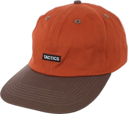 Tactics Trademark Snapback Hat - rust/brown - view large