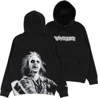 Welcome Beetlejuice Qualified Pigment-Dyed Hoodie - black