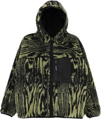 GX1000 Hooded Sherpa Jacket - green - view large