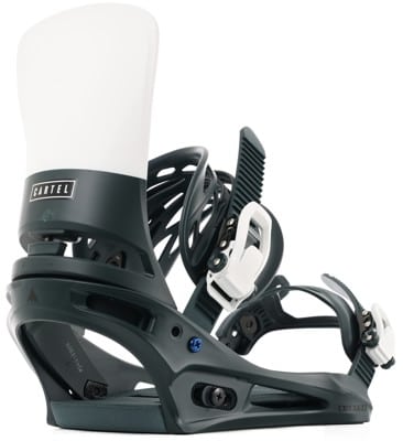 Burton Cartel Snowboard Bindings 2025 - deep emerald/white - view large