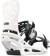 Burton Cartel Snowboard Bindings 2025 - gray/white