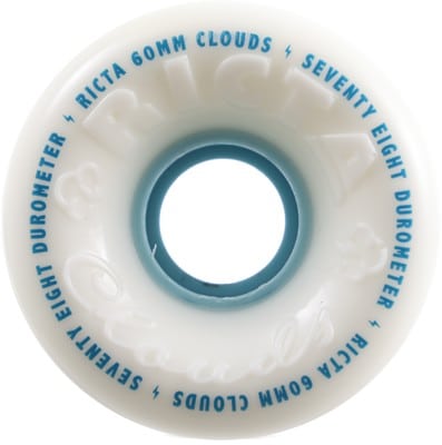 Ricta Cloud Cruiser Skateboard Wheels - white/blue 60 (78a) - view large