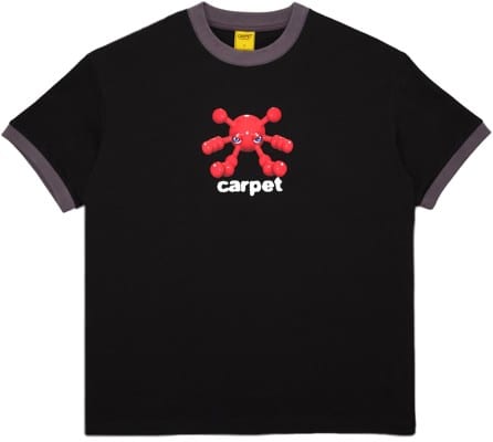 Carpet Bacteria Ringer T-Shirt - black - view large