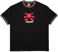 Carpet Bacteria Ringer T-Shirt - black