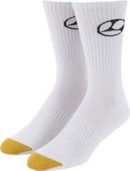 Limosine Limosine Gold Toe Sock - white