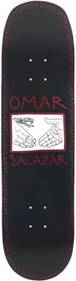 Doom Sayers Club Omar Snake Shake 8.375 Skateboard Deck - black/red foil - view large