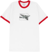 Tactics Air No Where Ringer T-Shirt - white/red