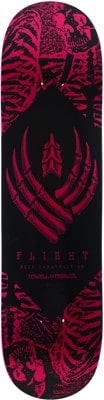 Powell Peralta Skeleton 8.0 Flight 242 Shape Skateboard Deck - pink foil - view large