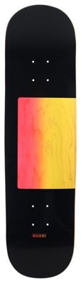 Quasi Proto Fade 8.25 Skateboard Deck - black base pink/yellow - view large