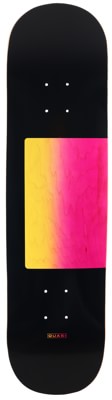 Quasi Proto Fade 8.25 Skateboard Deck - black base yellow/pink - view large